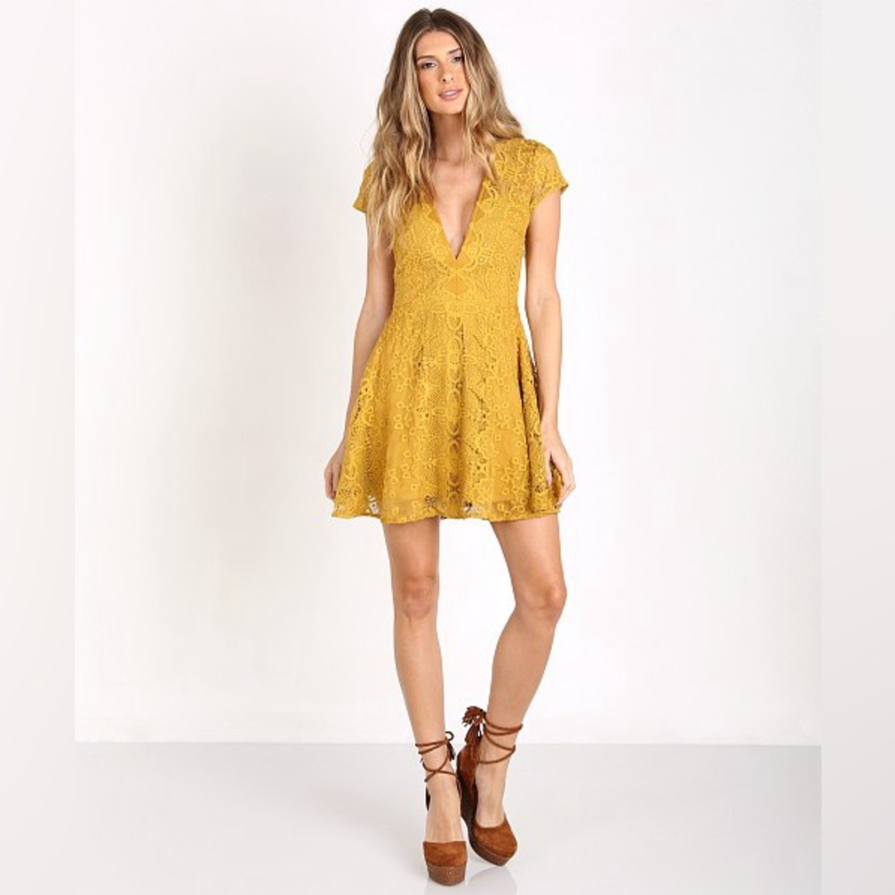 For Love & Lemons Sienna Mini Dress - S